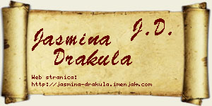 Jasmina Drakula vizit kartica